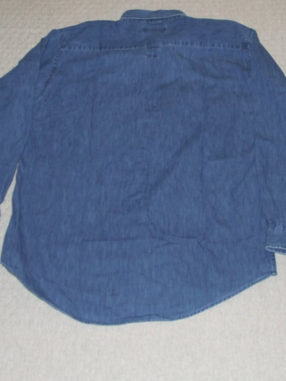 Vintage Purist Denim Shirt Men's XXL Relaxed Fit 100% Cotton Long Sleeve - Picture 8 of 8